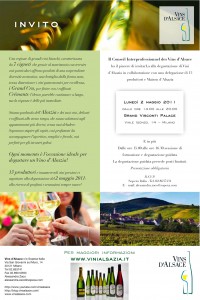 Invito Vins d'Alsace 2 maggio